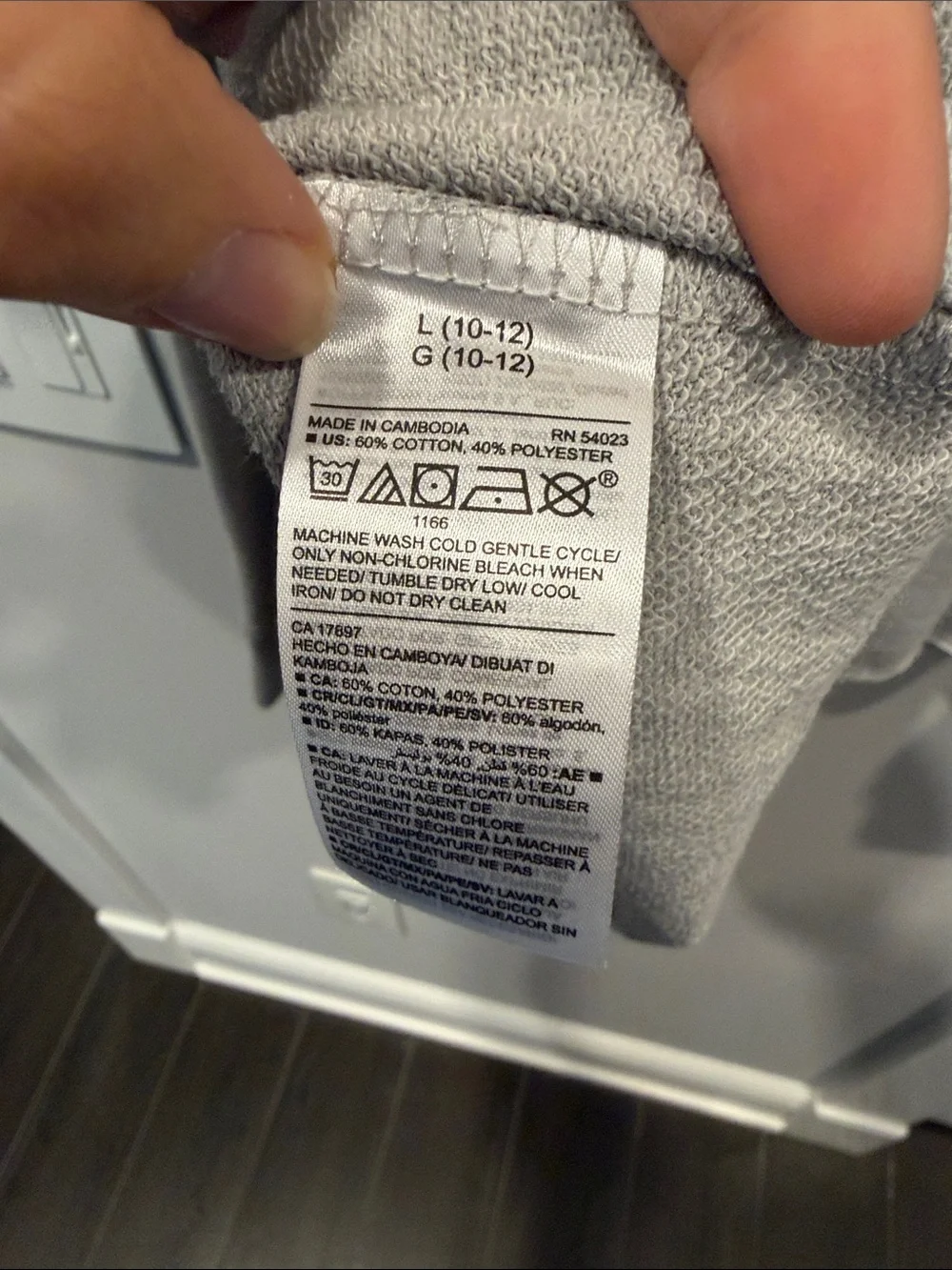 Old Navy Heather Gray Hooded Sweatshirt